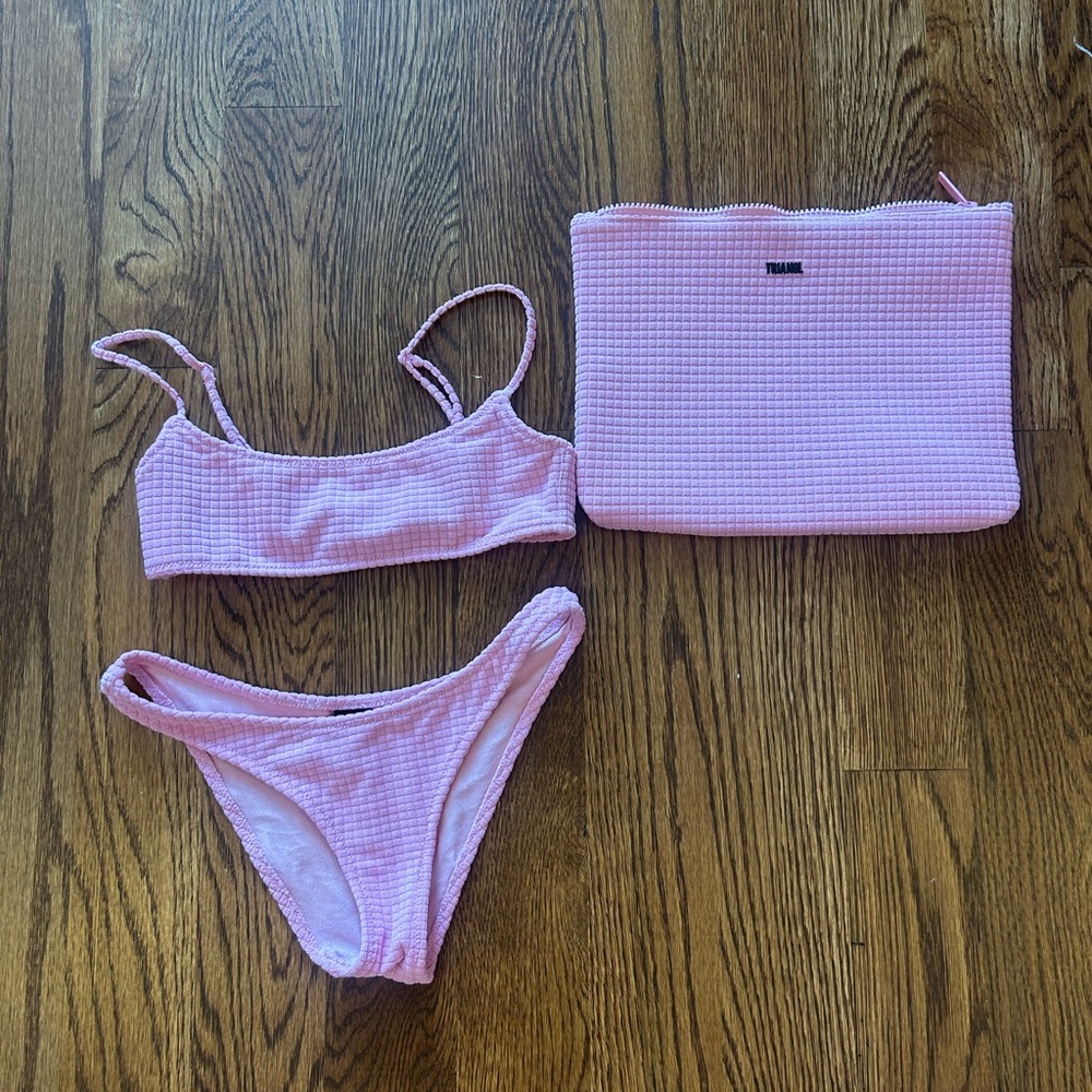 Triangl Pink Bikini Set